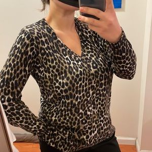 Michael Kors leopard sweater in perfect condition